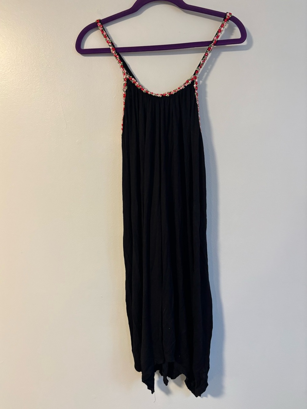 Open Gates Black Cami Spaghetti Strap Maxi Dress Size Large
